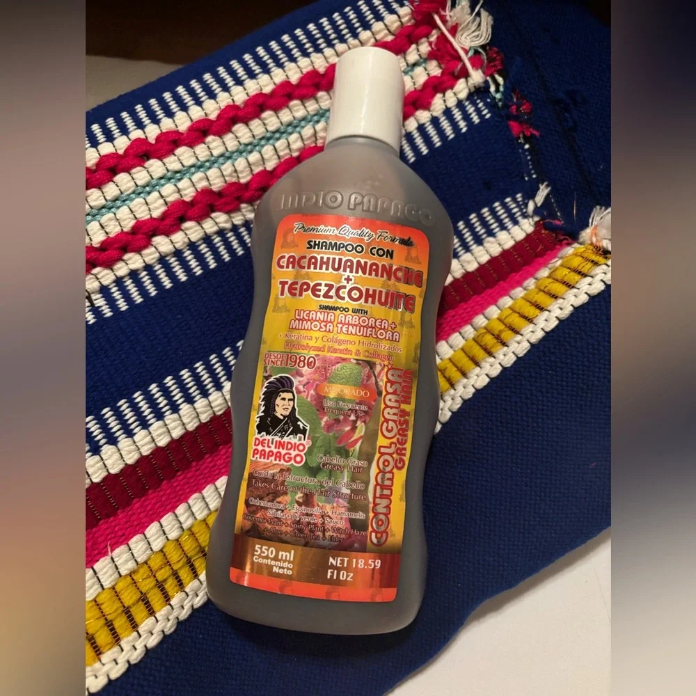 CACAHUANANCHE + TEPEZCOHUITE Shampoo W Licania Arborea + Mimosa Tenuiflora 1 NWT